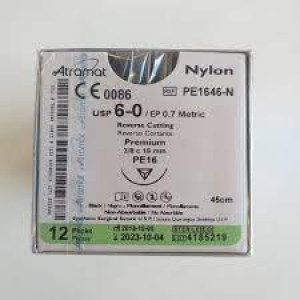 NYLON 6-0 12MM Atramat