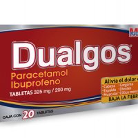 DUALGOS 325 MG/ 200 MG. PARACETAMOL, 