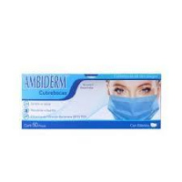 CUBREBOCAS AMBIDERM AZUL 