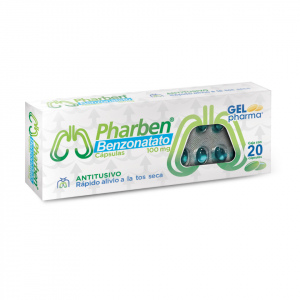 PHARBEN BENZONATATO 100 MG CÁPSULAS  