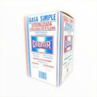 GASA SIMPLE ESTERILIZADA C/100 PIEZAS DIBAR