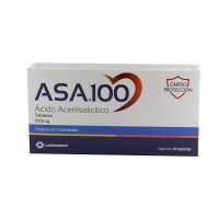 ASA 100ACIDO 100 MG ACETILSALICILICO