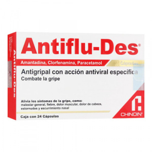 ANTIFLU-DES CAJA CON 24 CAPSULAS 
