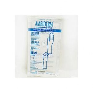 GUANTE NO 7 DE LATEX PARA CIRUJANO AMBIDERM POR PIEZA