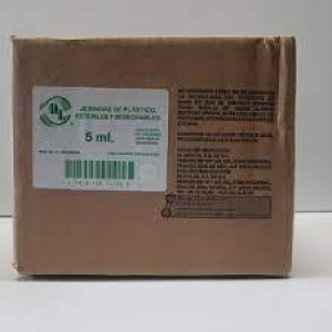 JERINGA 5ML 21X32 MM VERDE DL C/100