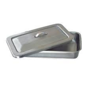 CHAROLA PARA INSTRUMENTAL CON TAPA 23 X13CM