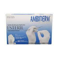 GUANTE DE LATEX PARA EXPLORACIÓN AMBIDERM MEDIANO