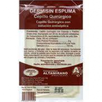 CEPILLO QUIRÚRGICO CON GERMISIN ESPUMA POR PIEZA