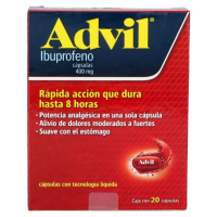 ADVIL IBUPROFENO 400MG CAP/20 