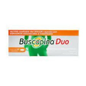  BUSCAPINA DUO 10MG/500 MG 10 TAB 