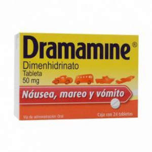 DRAMAMINE C/24 - DIMENHIDRINATO 50 MG